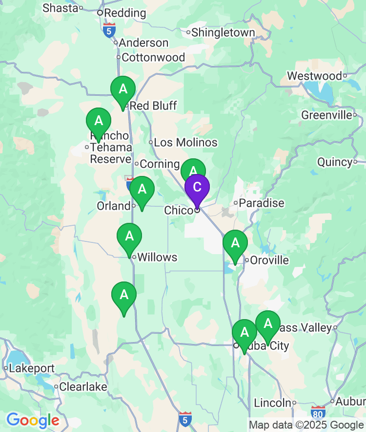 Chico Available Airport Options